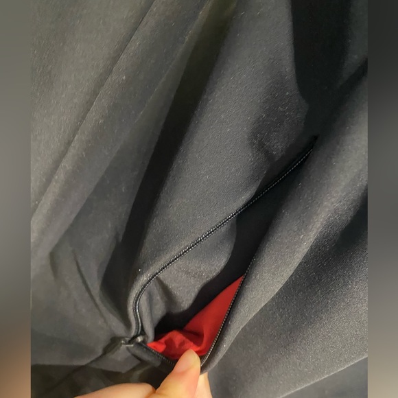 NWOT Banana Republic Packable Black Blazer Sz Small Stretch Red liner - Picture 9 of 13